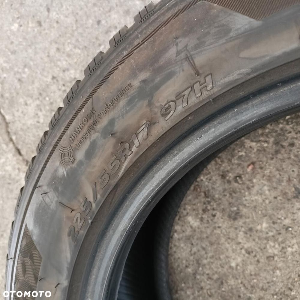 OPONY 225/55/17 2szt HANKOOK 7,5mm (22931) - 4