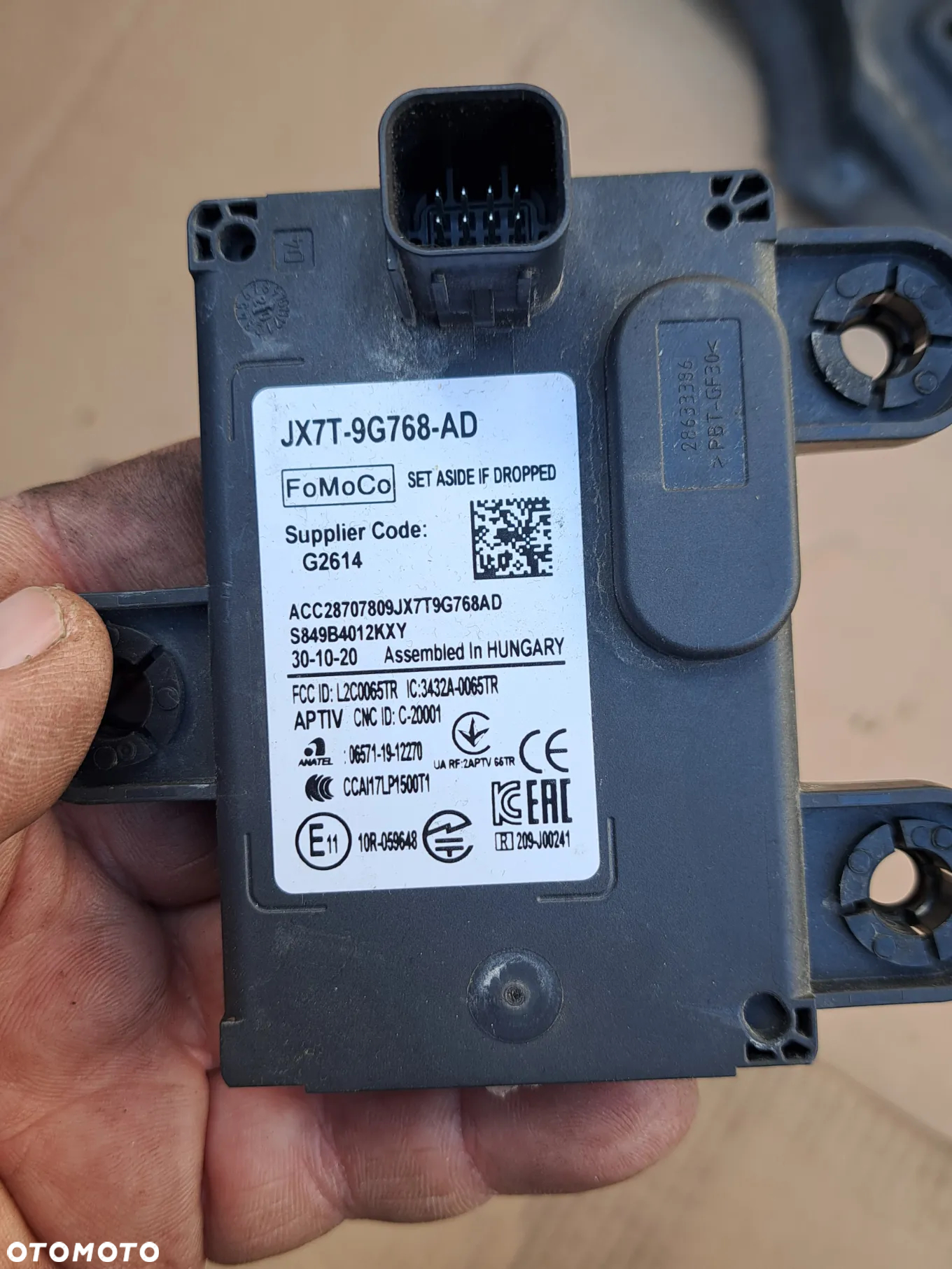 Radar Sensor Distronic ACC Ford Focus MK-4 Edge JX7T-9G768-AD - 3