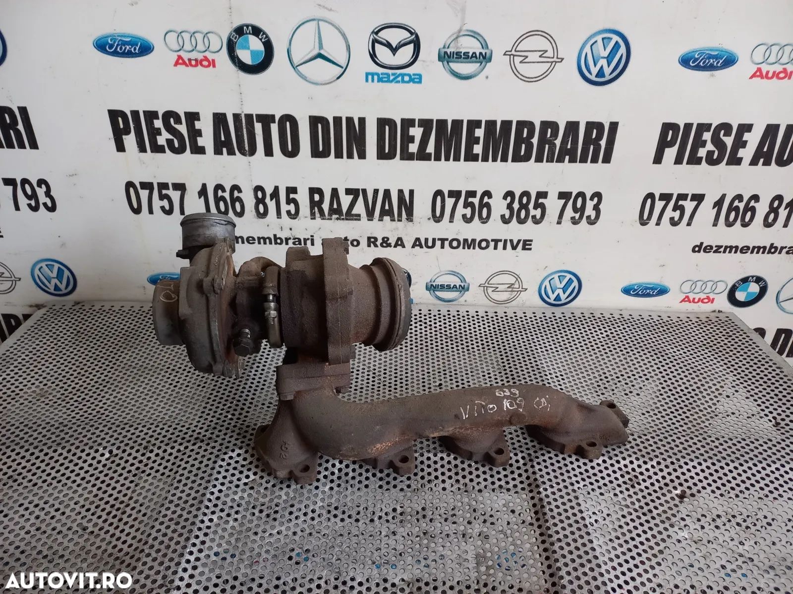 Turbo Turbina Turbosuflanta Mercedes Vito 109 Cdi W639  - Dezmembrari Arad - 1