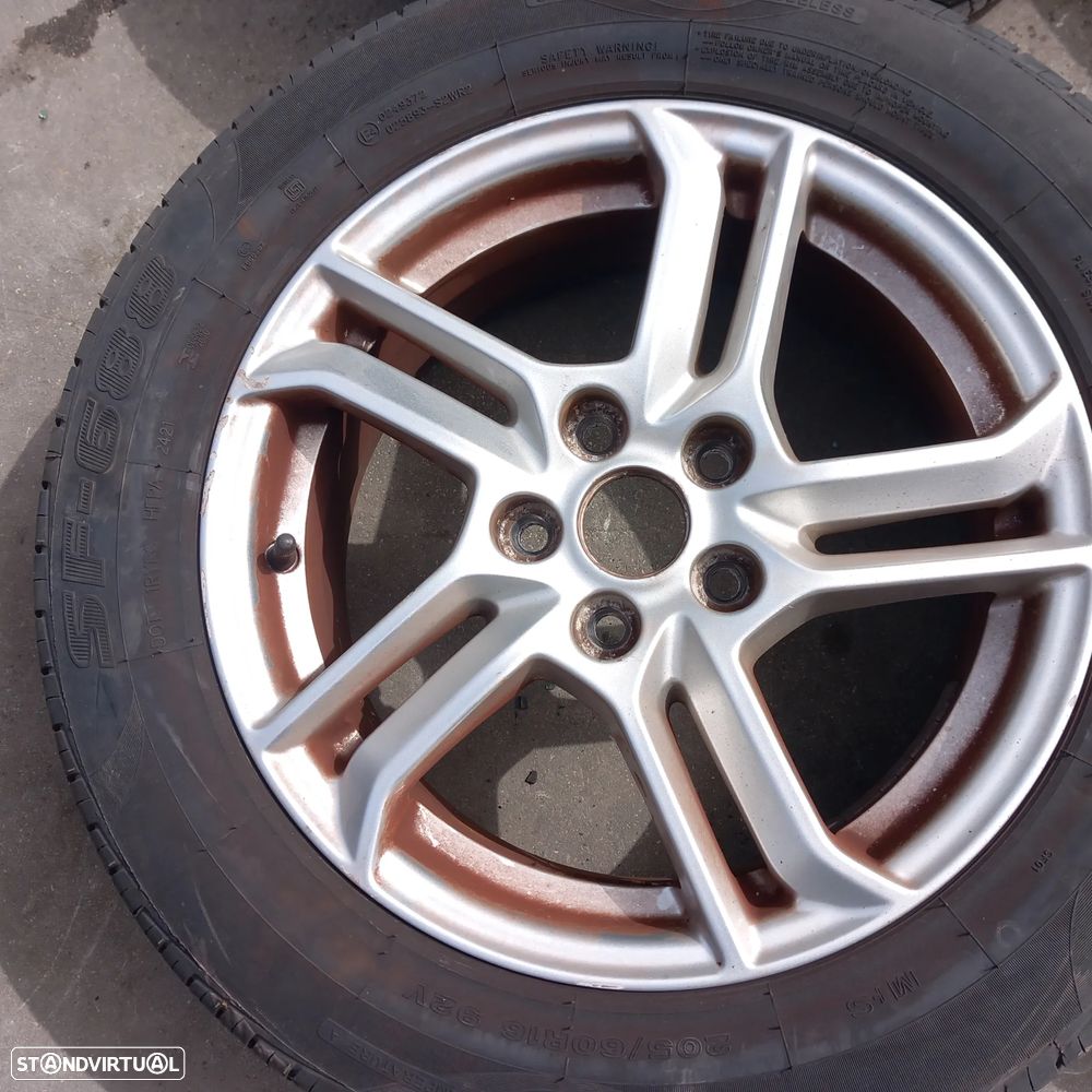 Jantes 16 ford focus mk4 com pneus bons 205 60 16 - 2