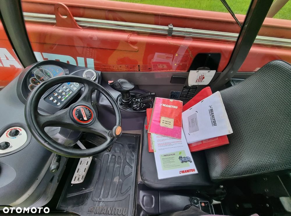 Manitou MT1840 Ładowarka Teleskopowa 18metrów jak nowa z salonu 2015r 3180 mtg z Norwegii Widły i Łyżka PERKINS - 17