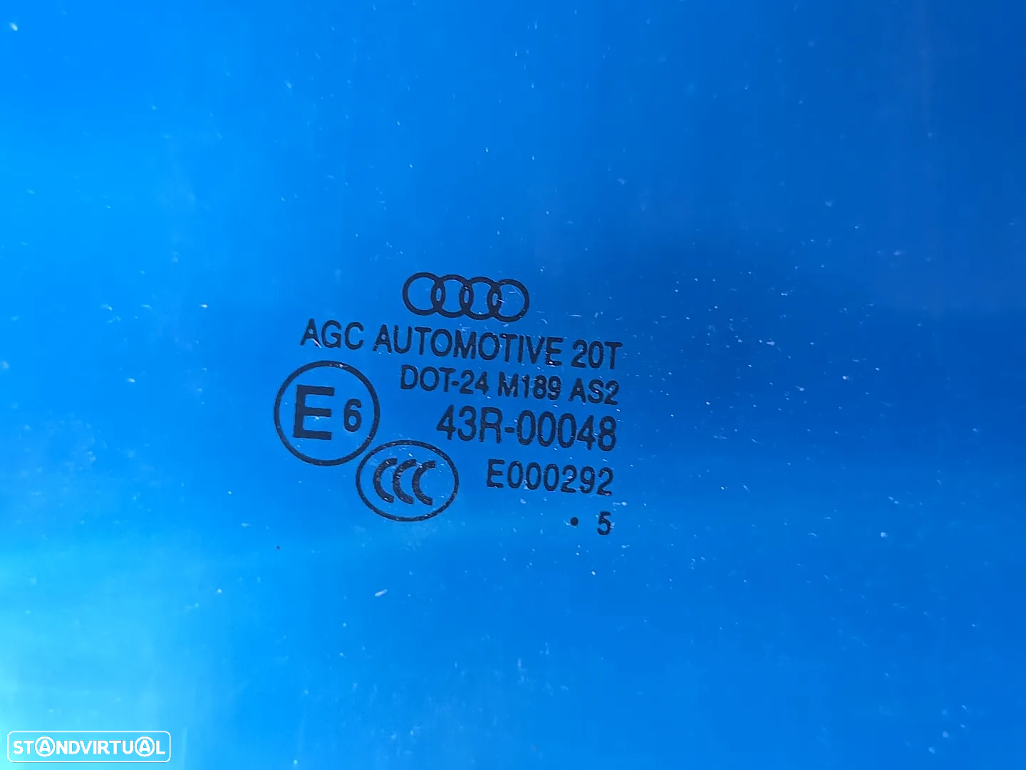 Vidro da porta traseira esquerda vidro laterais para audi q3 8u 2013- - 4