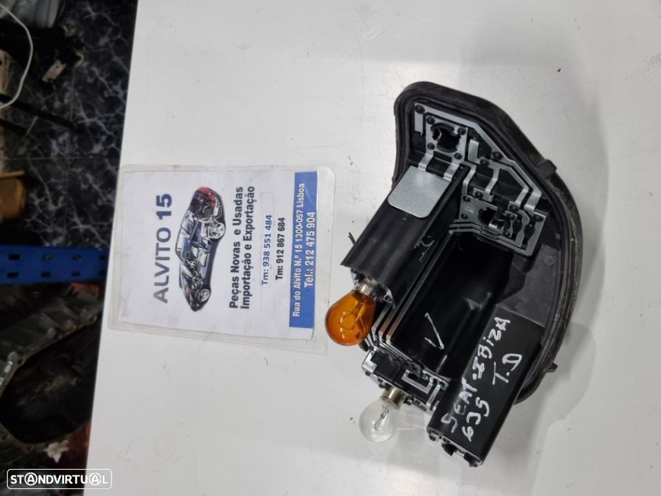 suporte de lâmpadas tras direito Seat Ibiza 6j5 - 1