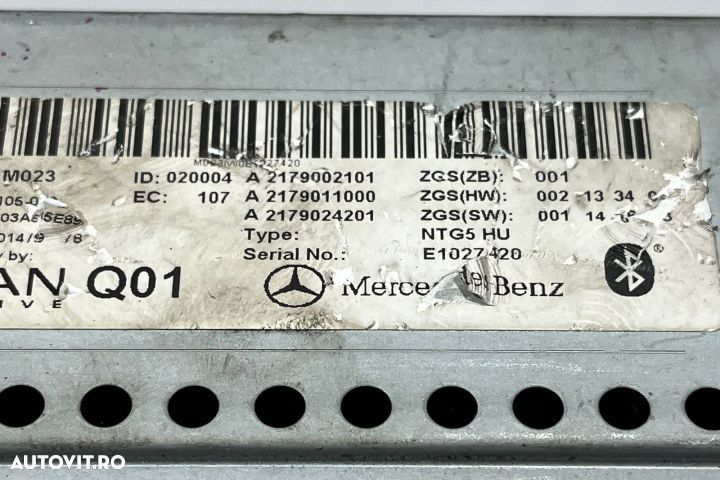 Unitate navigatie A2179002101 Mercedes-Benz S-Class W222 [2013] - 4