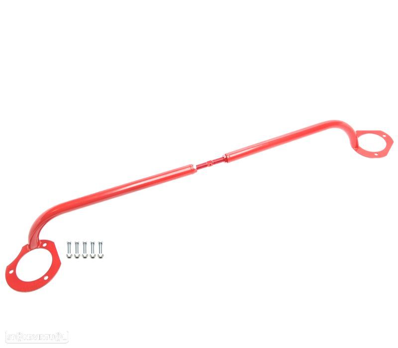 BARRA ANTI-APROXIMAÇÃO AJUSTÁVEL VOLKSWAGEN VW POLO 9N 01-05 VERMELHO - 1