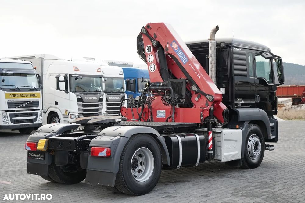 MAN TGS 18.480 / 4x2 / HDS HMF 1820 K6 / 17.2 m REACH / MANUAL / RADIOCOMANDĂ / IMPORTAT - 9