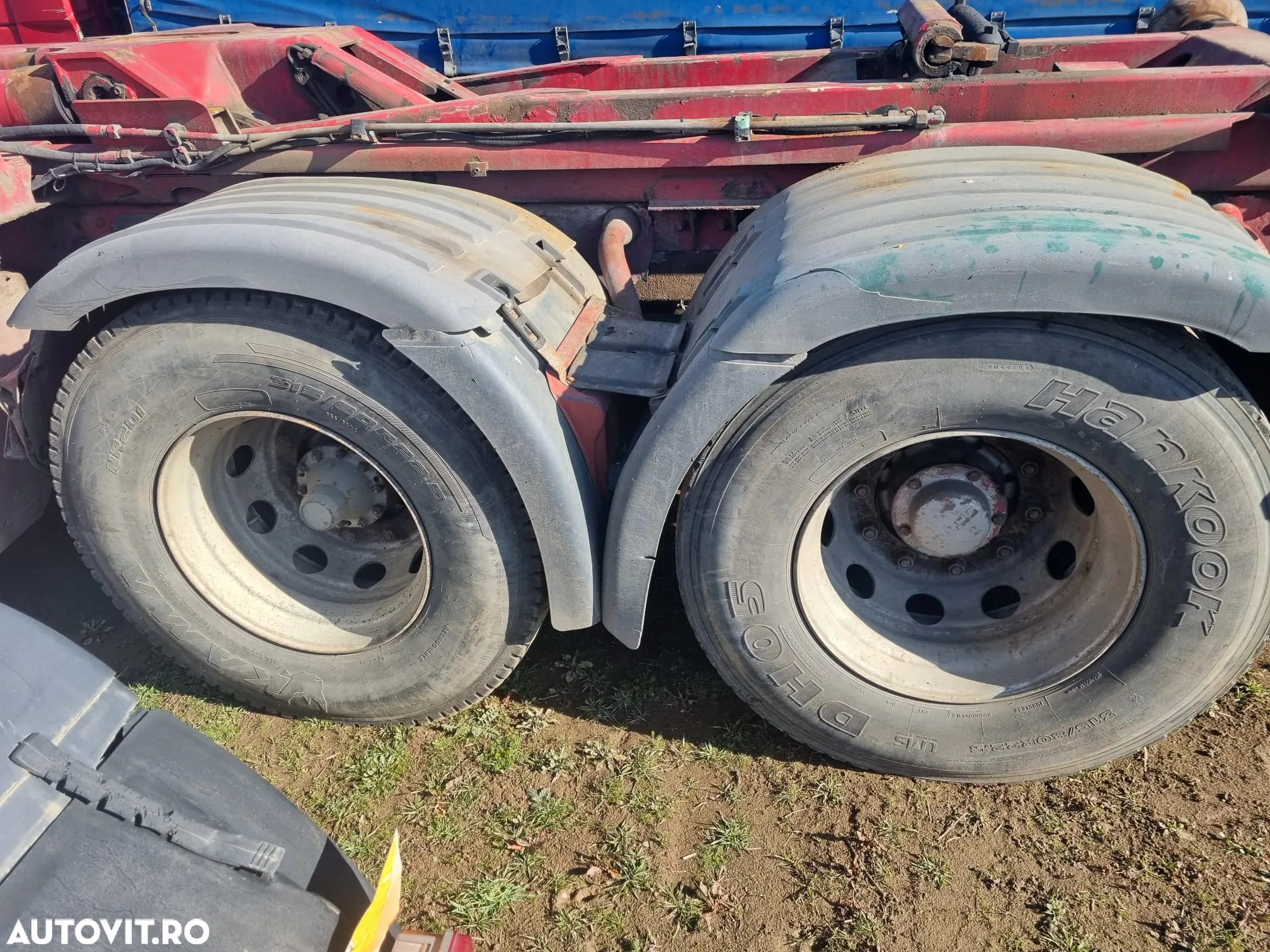 Scania R124, 6x2, hooklift Atlas ARK 205 K, ridica 30 t - 11