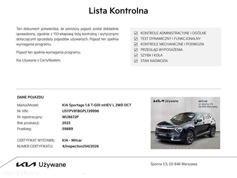 Kia Sportage 1.6 T-GDI L 2WD DCT - 19