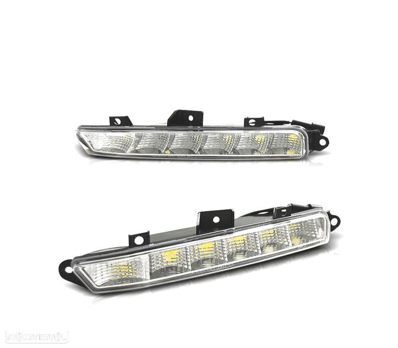 LUZES DIURNAS MERCEDES SLK R172 LOOK AMG LED - 2