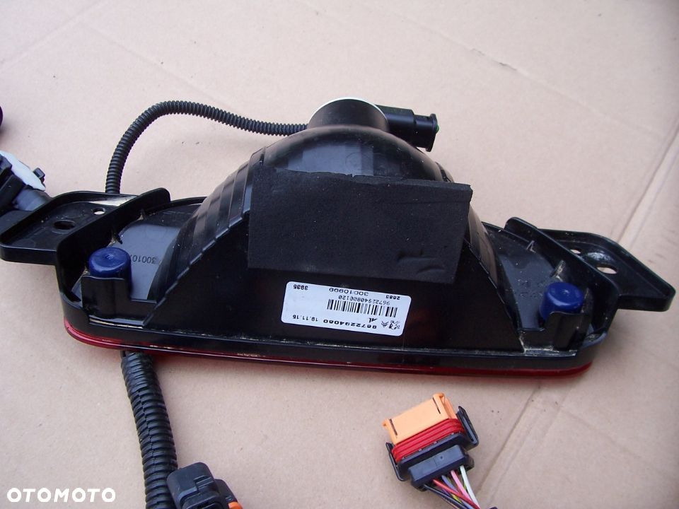 CITROEN DS5 DS 5 12-18 INSTALACJA ZDERZAKA TYL POD 6PDC KAMERE, ORYGI. bez przebi. - 7