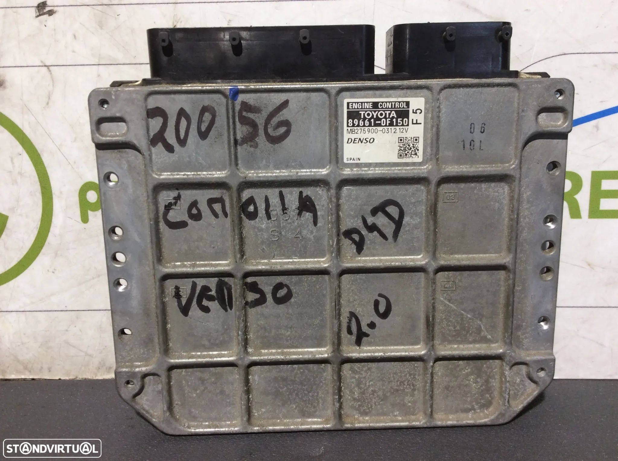 Centralina Motor Toyota Corolla Verso 2.0D4D  89661-0F150  MB2759000312 - 1