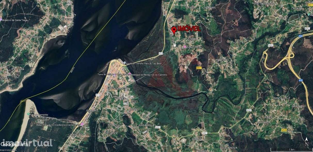 Terreno para construção com 2.240 m² em Seixas, Caminha - Grande imagem: 5/6