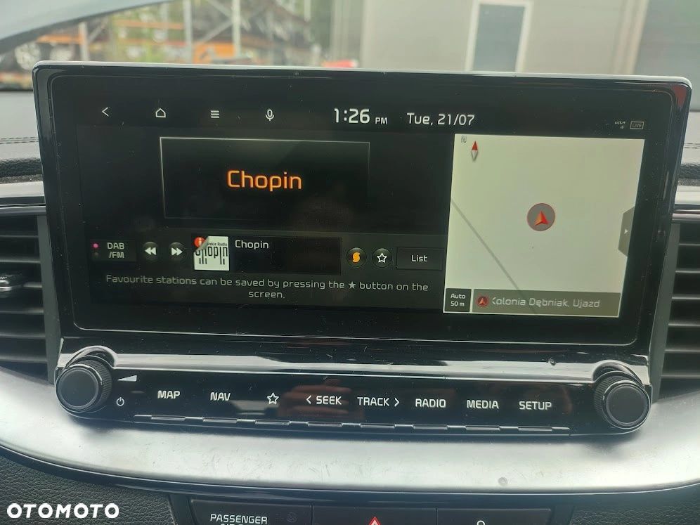 EKRAN MONITOR RADIO NAWIGACJA NAVI KIA CEED III PROCEED III 96560-J7690 - 1
