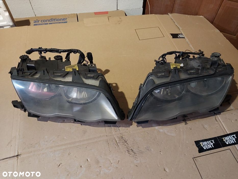 Jasny środek KOMPLET bmw e 46 sedan touring przednia lampa prawa lewa - 3