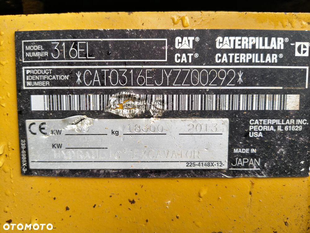 Caterpillar 316 EL Koparka gąsienicowa 3 razy łamana - 23