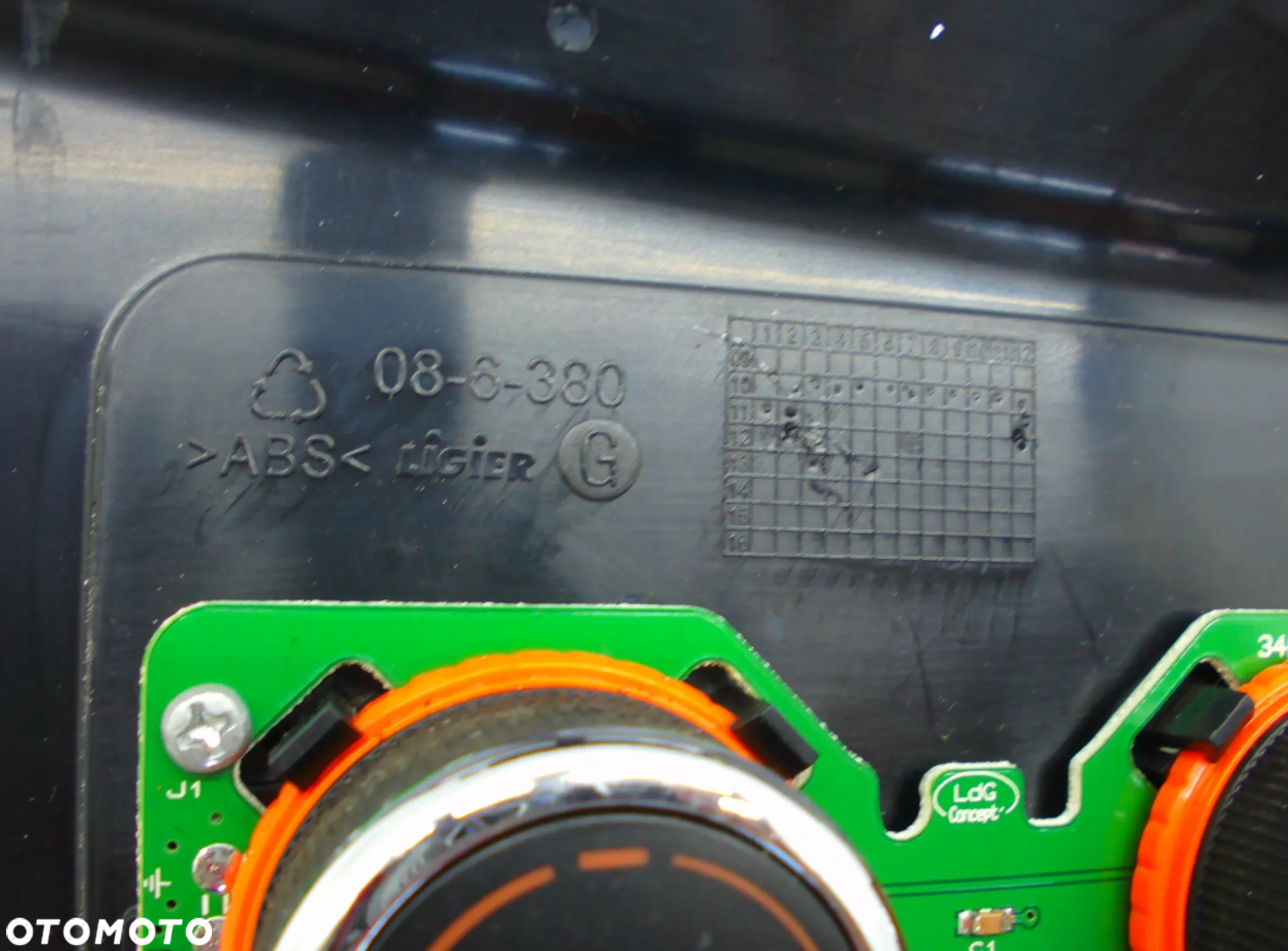 Ligier JS50 Panel Sterownia Nawiewu Kokpit - 3