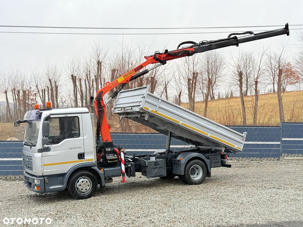 MAN MAN TGL 12-240 Kiper Wywrotka 4x2 Kran PALFINGER PK 12500 BARDZO DOBRY STAN - 17