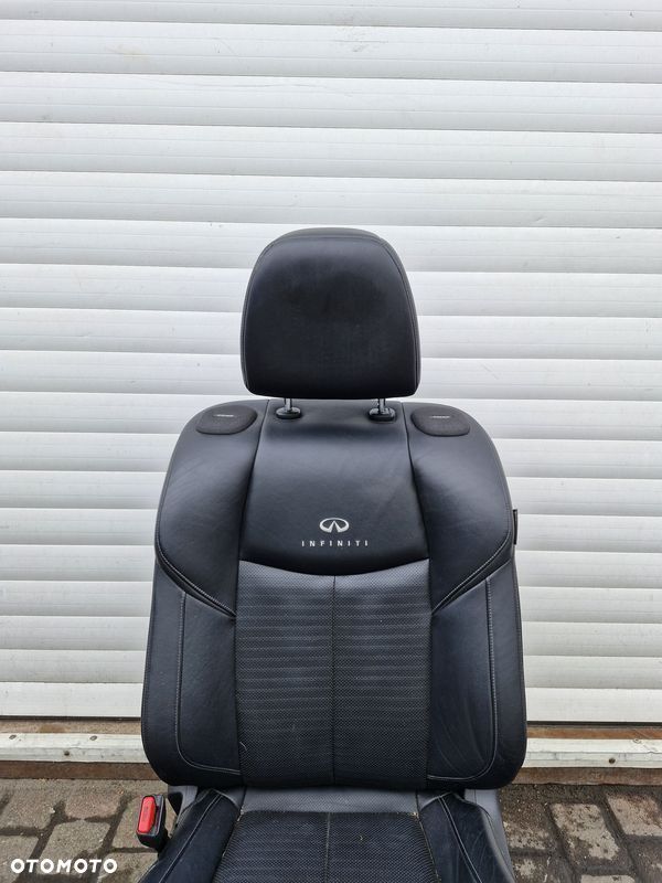 infiniti m30 fotel lewy przód przedni kierowcy skóra skórzany - 3