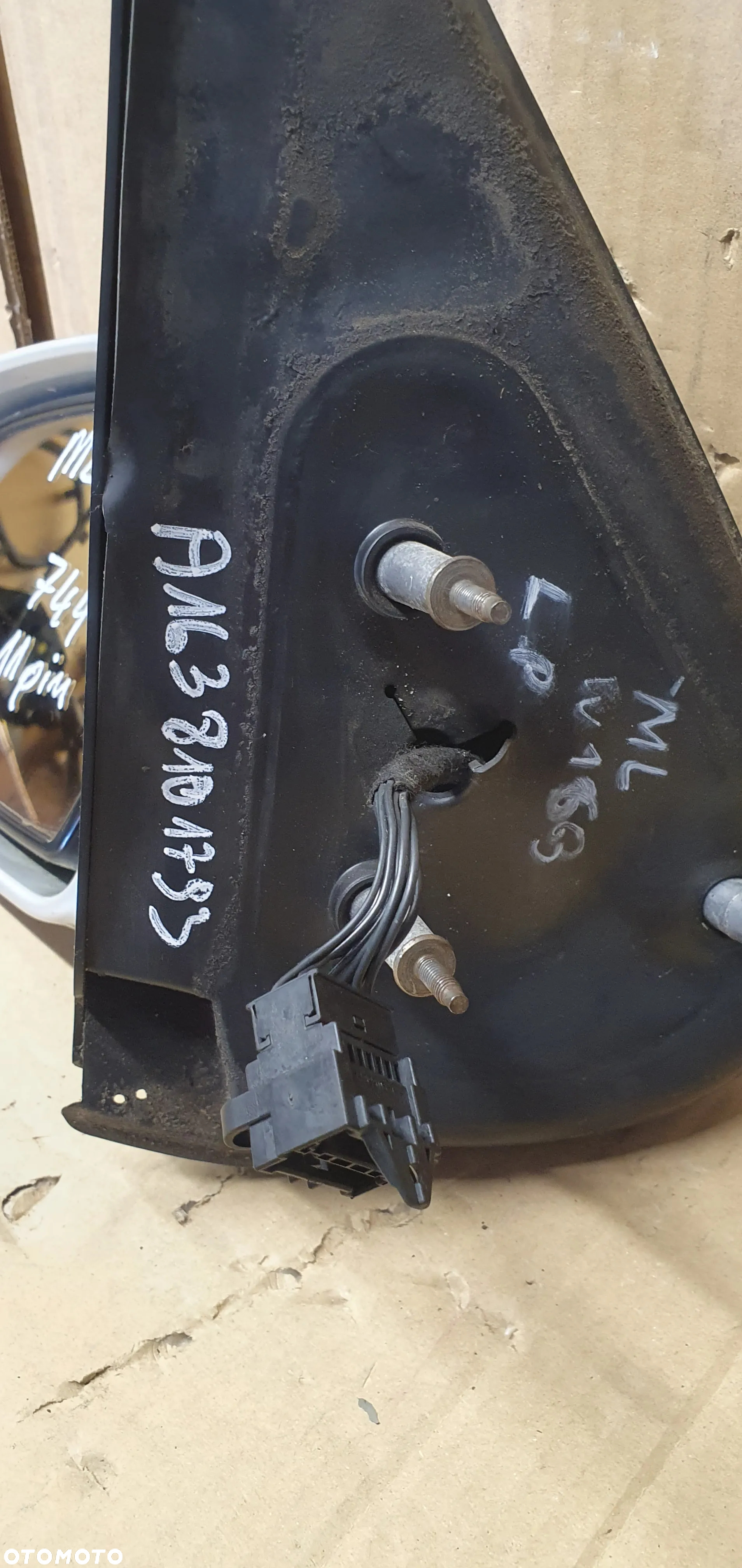 Lusterko zewnętrzne lewe elektryczne 11 PIN Mercedes ML W163 Lift EU - 10