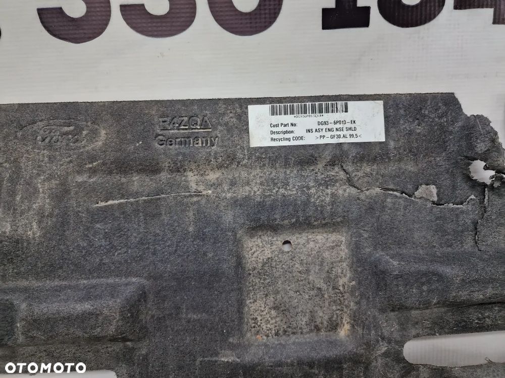 FORD MONDEO MK5 / FORD FUSION II OSŁONA POD SILNIK , NR DG936P013EK , NR AUKCJI OSŁ483 - 17