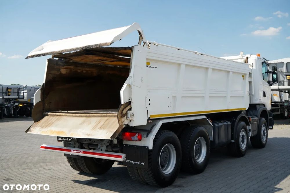Scania G 410 / 8X4 / ZABUDOWA SAMOWYŁADOWCZA DO ASFALTU / 2X HYDROKLAPA / DACH HYDRAULICZNY / POD ROZŚCIEŁACZ - 5