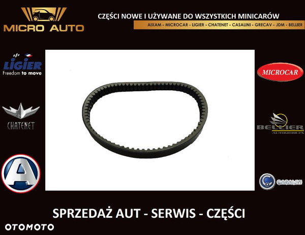Pasek wariatora Ligier Chatenet Aixam Microcar Grecav JDM Bellier