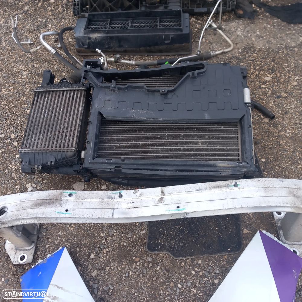 Conjunto radiadores e guardalamas renault clio 4 - 4