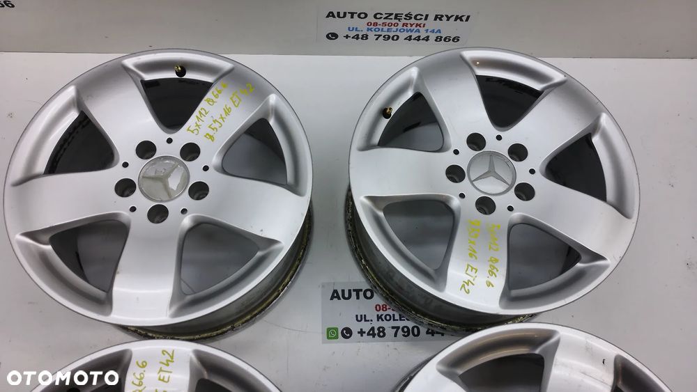 Mercedes Felgi Alumiowe 5x112 7.5Jx16 et42 - 4