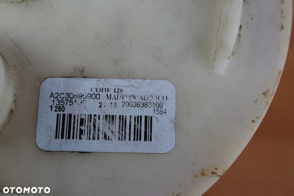 POMPKA PALIWA KOSZYK PŁYWAK OPEL INSIGNIA A 2.0 TURBO 13575130 - 4