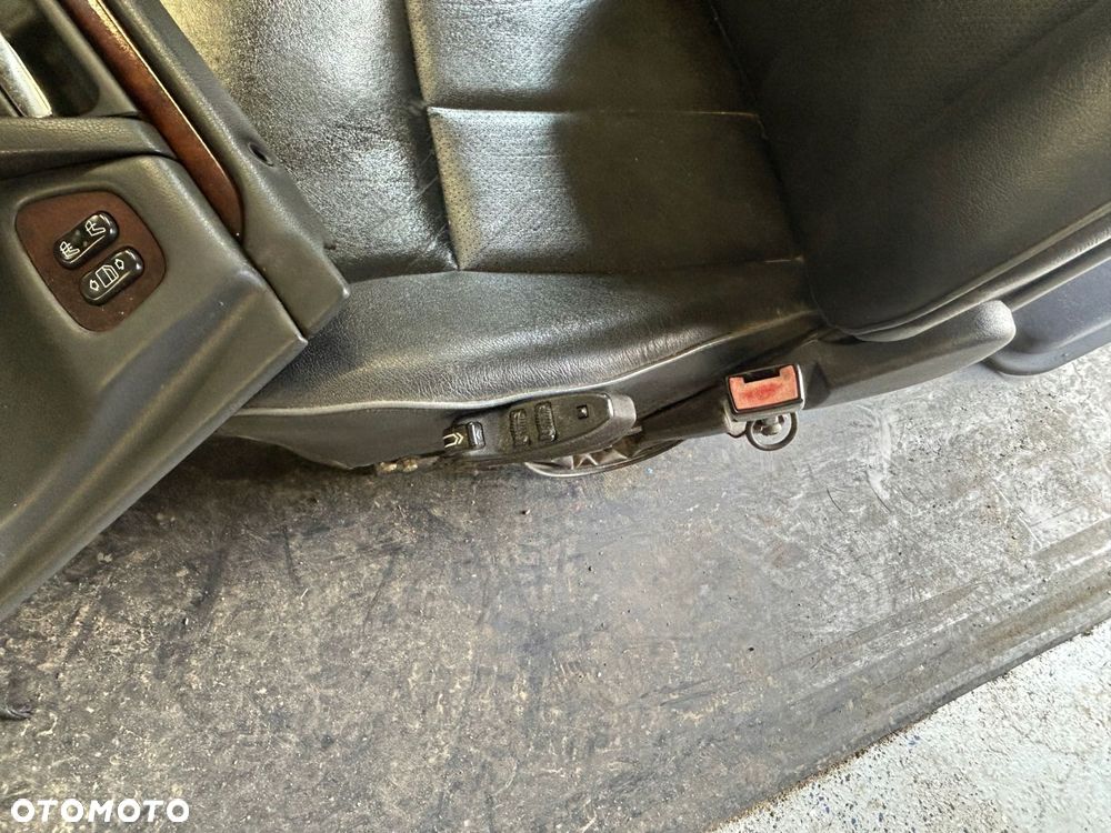 mercedes w210 sedan fotele kanapa skóra podgrzewane europa - 4