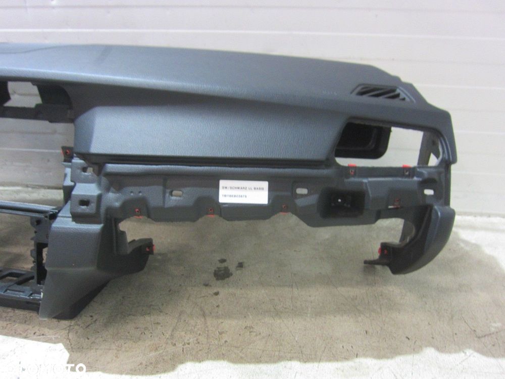 BMW 5 F10 DESKA ROZDZIELCZA KONSOLA PODUSZKA CZARNA 51459207381 9207381 EUR - 6