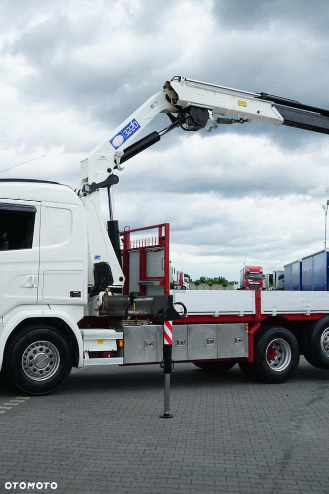 Scania G 490 / 6 X 2 / SKRZYNIOWY + HDS / HMF 3220 K7 / WYSIĘG 18,9 M - 29