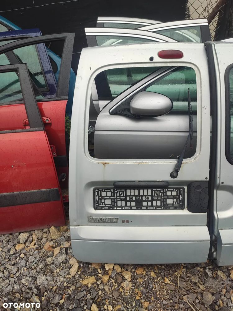 KL Drzwi Prawy Lewy Przód Tył Gołe RENAULT KANGOO I 97- LIFT TEB64 SREBRNE - 17