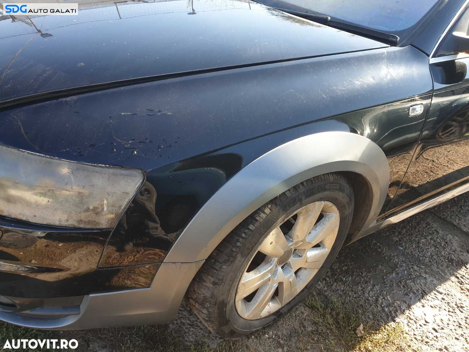 Aripa Stanga Fata cu Imperfectiuni cu Bandou Audi A6 C6 Allroad NFL Non Facelift 2004 - 2008 Culoare LY9B [C9785] - 5