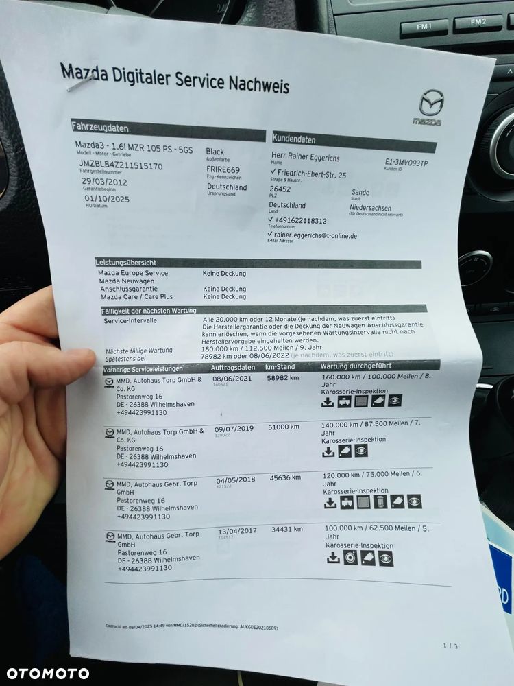 Mazda 3 1.6 MZR Exclusive-Line - 25