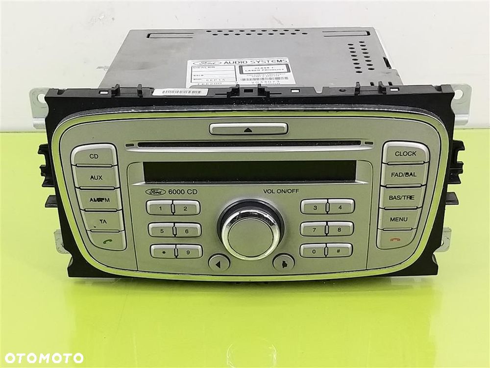 Radio  CD FABRYCZNE Ford Focus MK2 2007-2011 LIFT FORD AUDIO SYSTEMS - 1