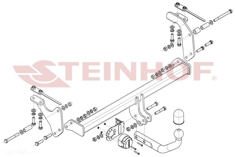 Hak holowniczy + MODUŁ 7PIN do Suzuki Jimny A6G od 2018 - 2