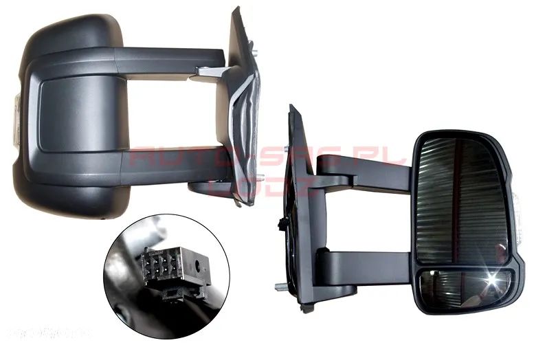 LUSTERKO ZEW. ELEKTRYCZNE PRAWE DŁUGIE DUCATO JUMPER BOXER 06- Oryginał - 1