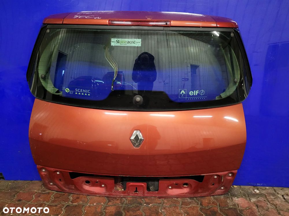 KLAPA BAGAŻNIKA RENAULT SCENIC II WERSJA Z UCHYLANĄ SZYBĄ - 1