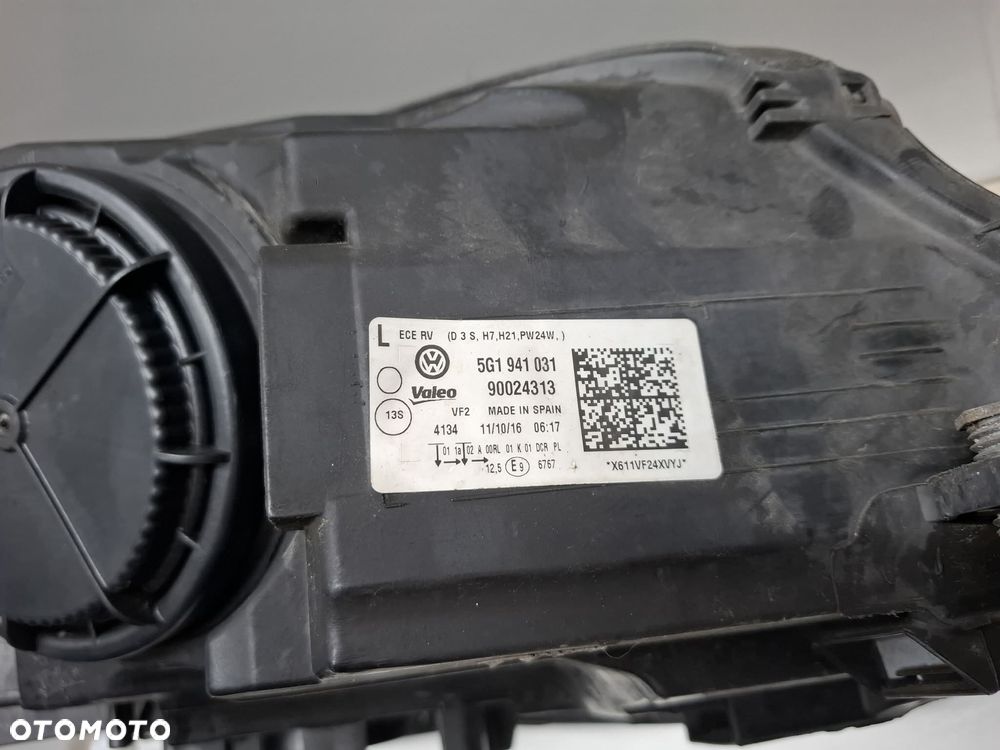 LAMPA PRZEDNIA PRZÓD LEWA VW GOLF VII 5G0 12- XENON 5g1941031 - 9