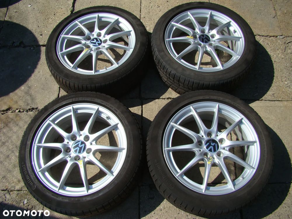 a66 5x112 VW Golf V VI VII VIII Plus Jetta Touran Caddy Passat B6 6,5jx17 opona zima 205/50 - 1