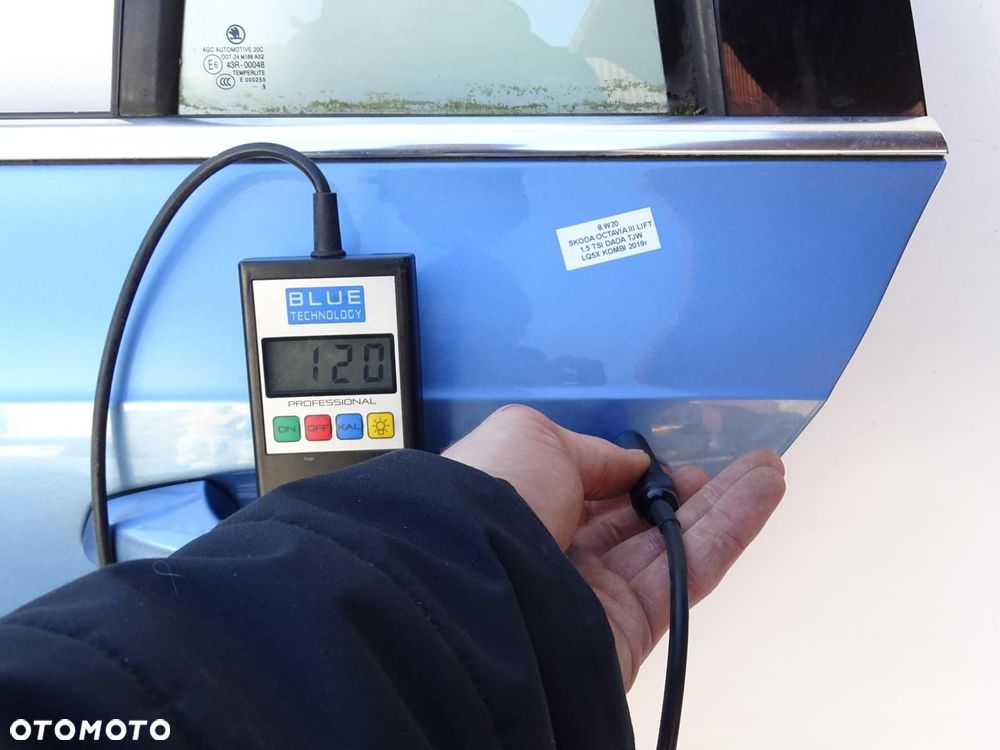 DRZWI LEWY TYŁ LEWE TYLNE LQ5X SKODA OCTAVIA III 5E KOMBI 12-20r - 9