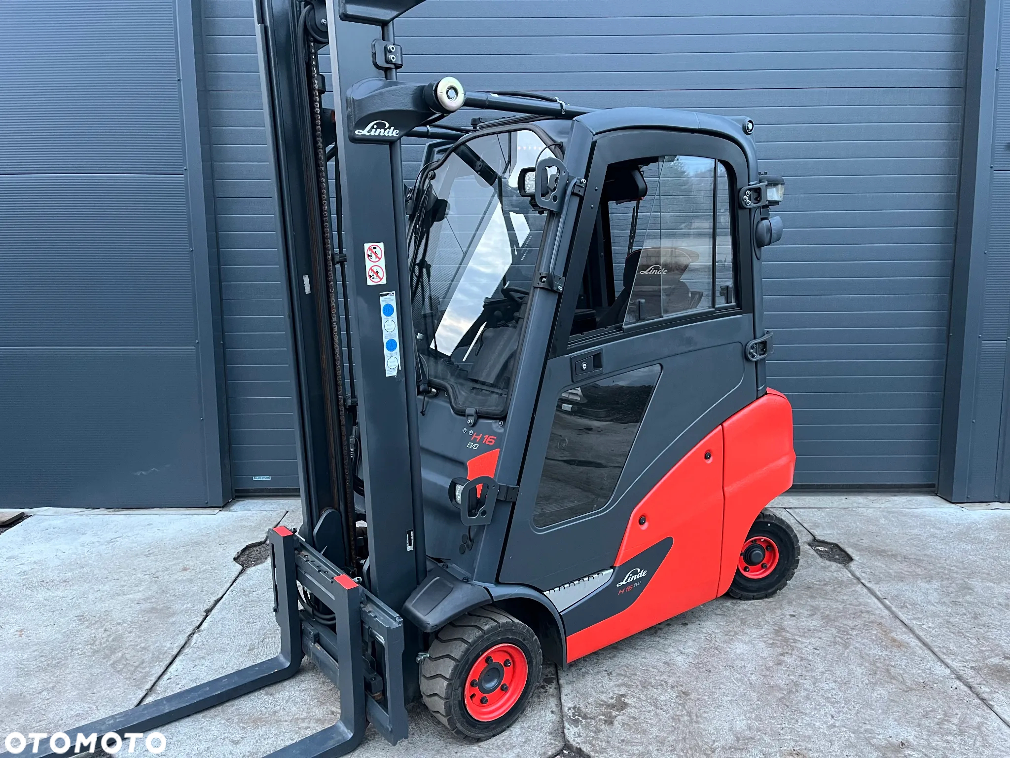 Linde H16T 391-01 Gaz LPG, Pełna kabina, Przesuw boczny, maszt Standard - 14