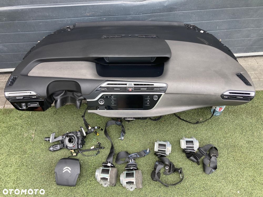 KONSOLA DESKA AIRBAG PASY CITROEN C4 PICASSO II ORYGINAŁ DEMONTAŻ - 2