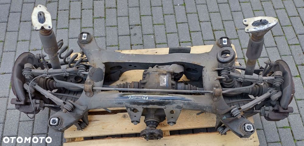 bmw 3 gt f34 13-21 belka tylna wahacze sanki zwrotnice dyfer 2.81 7605589 - 3