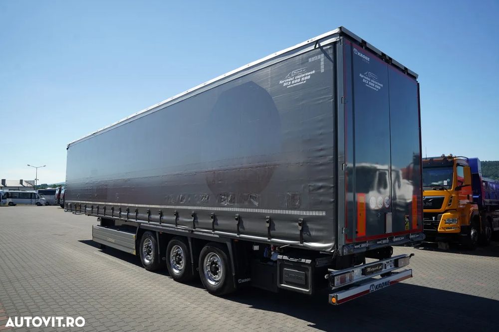 Krone REMORCĂ CU PREȚĂ PENTRU OȚEL - 9 M / AXĂ RIDICATĂ / REMORCĂ PENTRU BOBINE / CONTENIERE PENTRU PALEȚI - 3