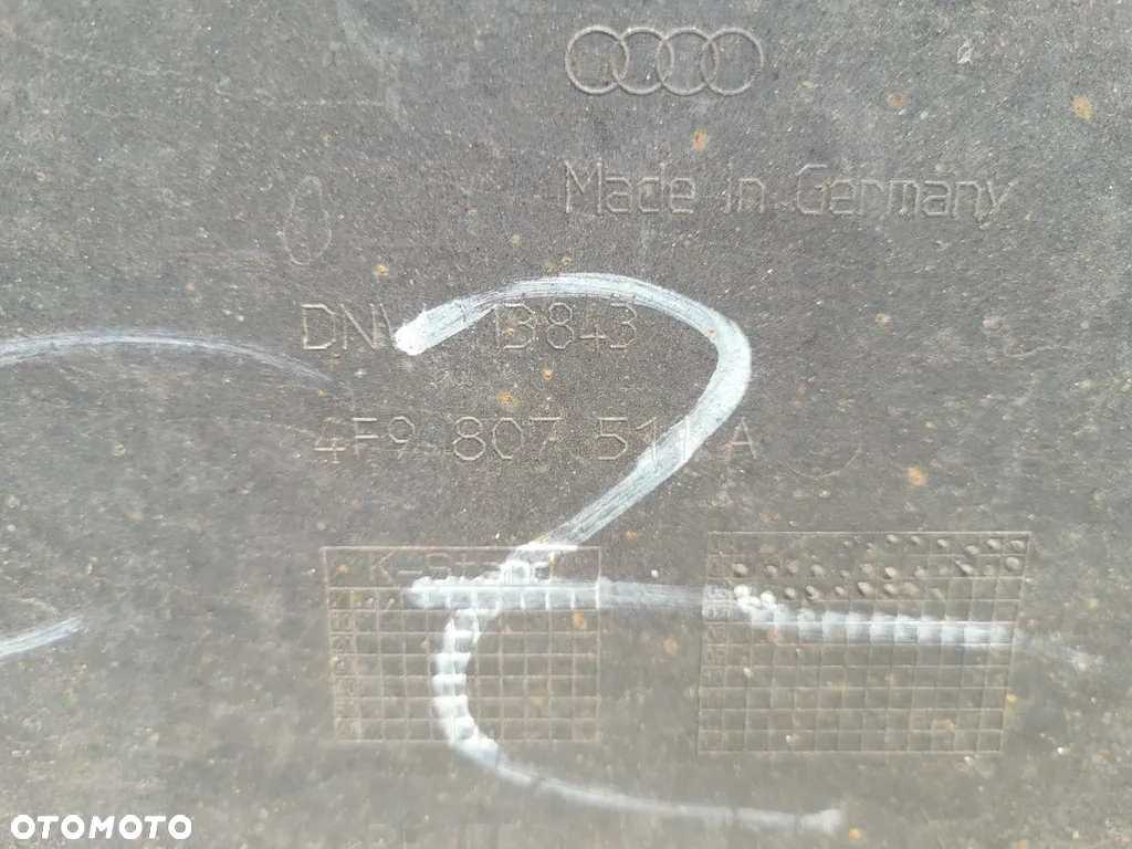 ZDERZAK TYLNY AUDI A6 C6 KOMBI X4 PDC 4F9807511A KOLOR CZARNY - 11