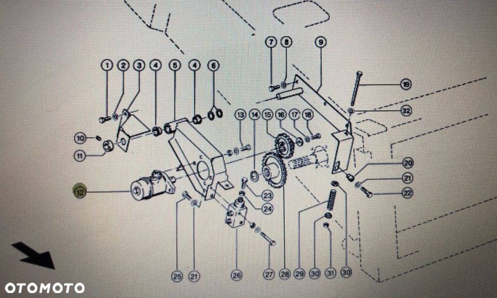 Silnik Hydrauliczny Claas Mega 370-360 - 1