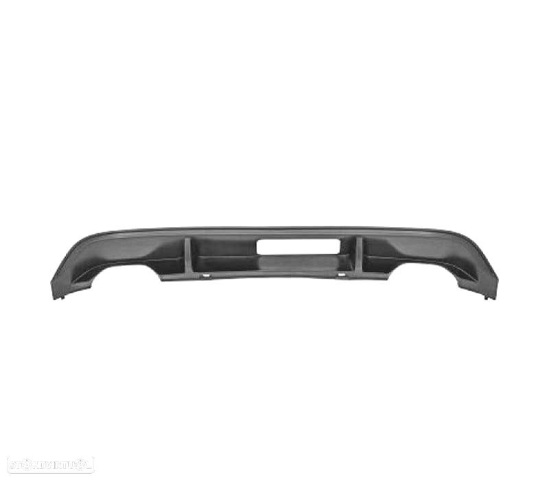 DIFUSOR TRASEIRO VOLKSWAGEN VW GOLF 7 12-17 LOOK R20 DUPLA SAÍDA - 2
