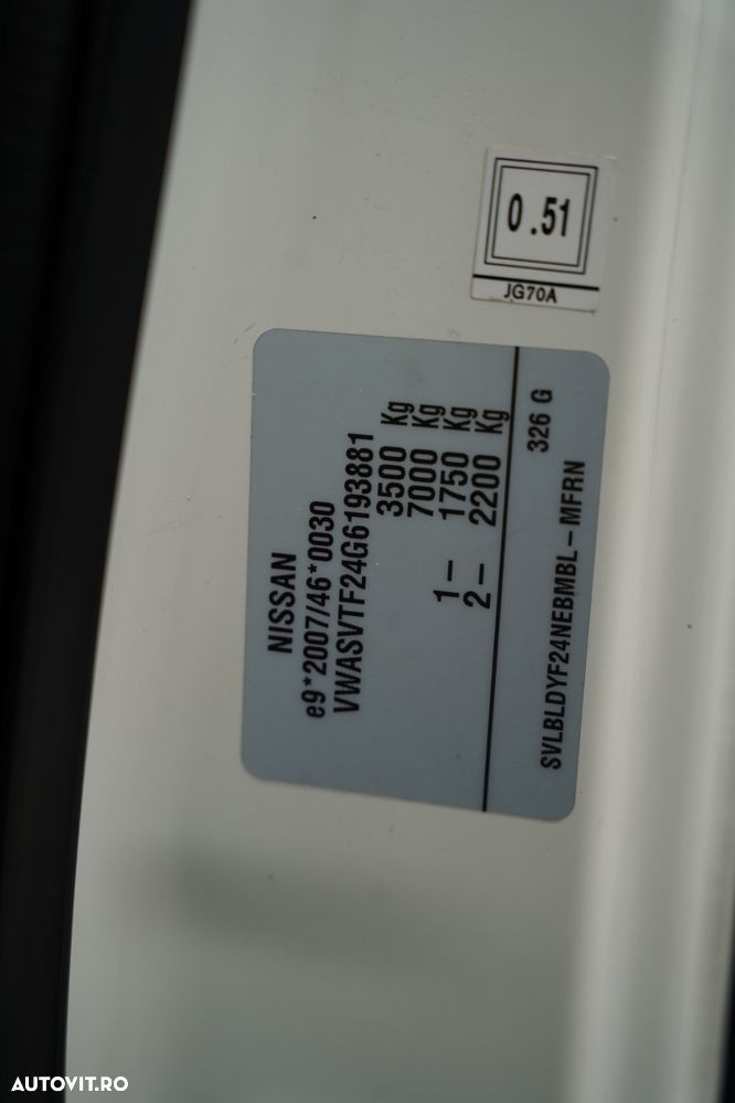 Nissan CABSTAR / ZWYŻKA 16,3 METRÓW / FRANCE ELEVATEUR /  BLIŹNIAK / UDŹWIG - 200 kg / 4 PODPORY / - 36